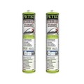 2x Scheibenkleber Kartusche 310ml Kleber Scheibe Dichtmasse PETEC 83310