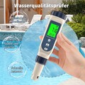 5 In 1 Digital PH Wert TDS EC Wasser Messgerät Tester Meter Aquarium Pool Prüfer