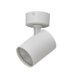Deckenstrahler 1 flammig GU10 LED Spotlampe weiß schwenkbar Wandleuchte