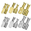 100tlg Flachstecker Kabelschuhe Sortiment Quetschverbinder Flachsteckhülsen Set