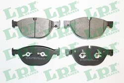 LPR Bremsbelagsatz Scheibenbremse 05P2008 für TYPE X152 JAGUAR SCV6 400 SPORT