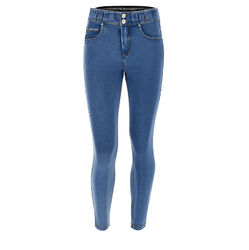Freddy N.O.W.®  Damen Comfort 5-Pocket Hose in 7/8 Länge mit  mittlerer Taille