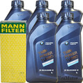5L ORIGINAL BMW MOTORÖL 5W-30 LL 04 TwinPower Turbo + MANN ÖLFILTER HU 720/3 x
