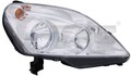 TYC Hauptscheinwerfer 20-11651-05-2 für OPEL