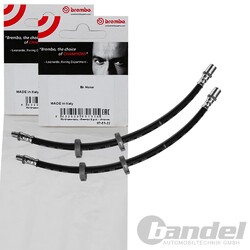 2X BREMBO BREMSSCHLÄUCHE VORNE AUßEN HINTEN INNEN BEIDSEITIG PASSEND FÜR