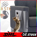 8Pcs Sofa Kratzschutz Katze Anti-Kratz-Möbelschutz Katzen Couch Schutz Protect