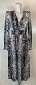 Damen Ex Wallis Tierdruck Kleid Größe 8 10 12 14 16 