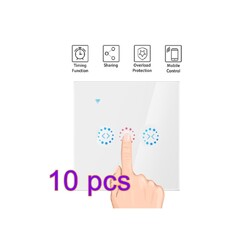 Smart WIFI Rolladenschalter Touch Jalousieschalter Vorhang Schalter Alexa TUYA~