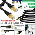 RJ45 Cat8 Ethernet Kabel Netzwerk Gold Ultradünn 40Gbps SSTP Patch LAN Kabel Posten