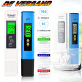 Digital Tester PH+TDS EC Wassertest Meter Messgerät Leitwertmessgerät 0-9990ppm