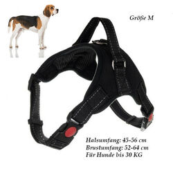 Hundegeschirr Brustgeschirr verstellbar Gr. S/M/L Geschirr Hundeleine Hund