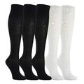 5 Paar Kompressionsstrümpfe Kniestrümpfe Stützstrümpfe Laufsocken für Damen &...