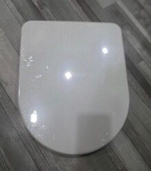WC Sitz D-Form Absenkautomatik Neu Dombach Senzano Toilettensitz, Klobrille