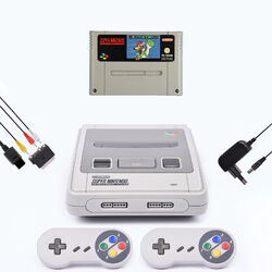 SNES Super Nintendo Konsole mit Spiele,Controller Super Mario Kart,Zelda 🕹️🎮👾