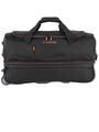 Travelite BASICS Rollenreisetasche 55cm Schwarz 51 L 96275-01