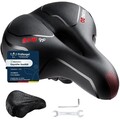 Fahrradsattel - Ergonomisch, Gel-Pads, Dämpfungssystem M, Rot