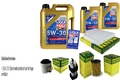 INSPEKTIONSKIT FILTER LIQUI MOLY ÖL 7L 5W-30 für Audi A4 Avant 8K5 B8 3.0 TDI