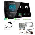 Kenwood Autoradio Apple CarPlay Android DAB+ für Toyota Corolla Verso silber