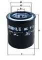 MAHLE HC 113 Hydraulikfilter, Automatikgetriebe für PORSCHE