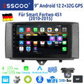 Für Mercedes Benz Smart Fortwo CarPlay Android 12 Autoradio GPS Navi BT DAB+ Kam