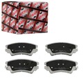 ASHIKA BREMSBELÄGE SATZ VORNE passend für CHEVROLET CAMARO MALIBU OPEL ASTRA CAS