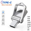 USB 2.0 Typ C Stick 128G 256GB 512GB 1TB 2TB USB-C OTG Flash Drive Speicherstick