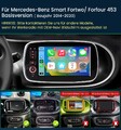 2+64G Für Mercedes Smart Forfour Fortwo 453 Carplay Autoradio Android14 GPS NAVI