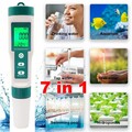 7in1 Wasser Messgerät Digital PH Wert Tester PH TDS&EC Wassertest Monitor Tester