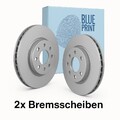 2x BLUE PRINT Bremsscheibe Vorne ADG043136 für Hyundai Kia