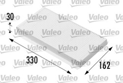 Innenraumfilter VALEO ESSENTIAL 698711 Partikelfilter für FIAT SAAB OPEL HYUNDAI