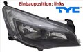 TYC 20-12190-25-2 Hauptscheinwerfer links Scheinwerfer Frontscheinwerfer 