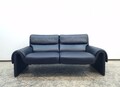 De Sede DS 2000 Ledersofa dunkelblau Designersofa Echtledersofa Couch Funktion