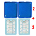 4 Filter Set für Philips PowerPro Expert FC9742/09 FC9741/09 Staubsauger