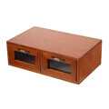  Erhöhte Speicherbox Büro Desktop-Organizer-Ständer Vintage Monitor