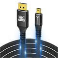 mini DisplayPort auf Display port DP 1.4 PRO 8K 4K 144Hz Reagle 2M Kabel Nylon