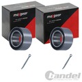 2X MAXGEAR RADLAGER-SATZ VORNE HINTEN PASSEND FÜR PORSCHE 911 BOXSTER