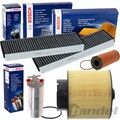BOSCH FILTER INSPEKTIONSPAKET passend für AUDI A6 C6 2.7+3.0 TDI 163-240 PS