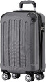 BEIBYE Hartschalen-Koffer Trolley Rollkoffer Reisekoffer Handgepäck 4 Rollen (M-
