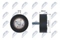 NTY Rnk-Pl-028 Spannrolle Keilrippenriemen für Opel Chevrolet Antara A 2005 ->
