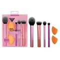 Real Techniques Everyday Essentials + Make-up-Schwamm-Set, 4 Make-up-Pinsel 