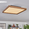 LED Ess Wohn Schlaf Zimmer Lampen Deckenpanel Holzoptik Decken Leuchten Panel