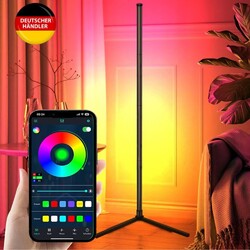 Dimmbar LED Stehleuchte Farbig Farbwechsel Stehlampe RGB Eckleuchte Ecklampe DHL