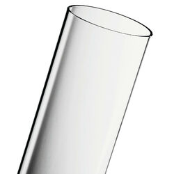 ACTIVA Heizstrahler Glasröhre125 x 9,5cm Pyramide Pelletfackel Duran Schott Glas