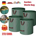 4x 272/300 Liter Gartensack Set Laubsack Rasensack Gartenabfallsack Gartentasche
