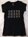 Guess Shirt Gr.S - schwarz - Glitzer 