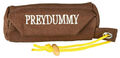 Snackdummy Futterdummy Braun 12x5cm Training Dummy Apport Beißwurst Futterbeutel