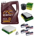 Inspektionspaket 5L MANNOL 5W-30 Bosch Zündkerzen für Suzuki Swift IV 1.2