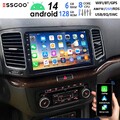 6+128GB Android 14 Autoradio Carplay Für VW Sharan 7N Seat Alhambra II 2010-2021