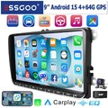 CahtGPT DAB+ 4+64G Android15 Autoradio Carplay KAM Für VW GOLF 5 6 Tiguan Touran