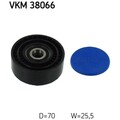 ORIGINAL® Skf VKM 38066 Umlenk-/Führungsrolle, Keilrippenriemen Links, Rechts